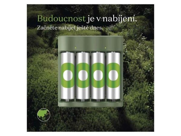 Battery charger GP Eco E441 + 4× AA ReCyko 2100