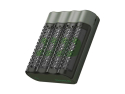 Oplader til batterier GP Speed M452 med 4×AA ReCyko 2600
