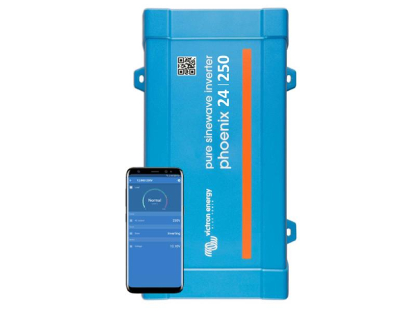 Spændingsomformer SINUS Phoenix 250VA 24V VE.Direct fra Victron Energy