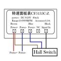 Tachometer CF5135C-Z with Hall sensor