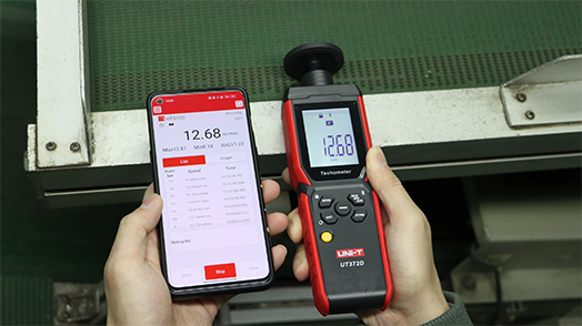 UT372D 2-i-1 Tachometer med kontakt- og berøringsfri måling UNI-T