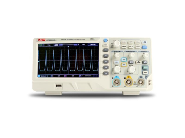Oscilloskop UTD2052CL+ 50MHz 500MS/s med 2 kanaler fra UNI-T