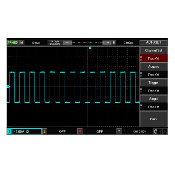 Oscilloskop UTD2102CEX+ 100 MHz 1 GS/s 2 kanaler UNI-T