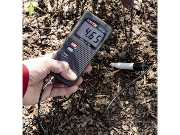 pH meter VOLTCRAFT PH-212 soil analysis set, 0-13 pH