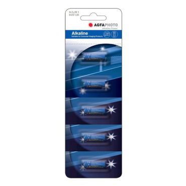 AGFAPHOTO alkaline batteri LR1, 5 stk. i blister