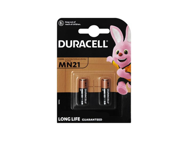 MN21 Alkaline Batteri 12V DURACELL 2 stk blistr