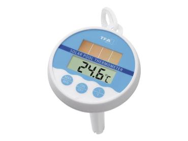 Pool termometer TFA Dostmann 30.1041 - Solárni, flyder i vand, -20 til +50 °C
