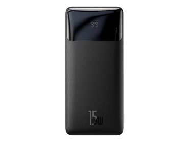 Bipow BASEUS PowerBank 10000mAh Sort med Hurtigopladning 15W