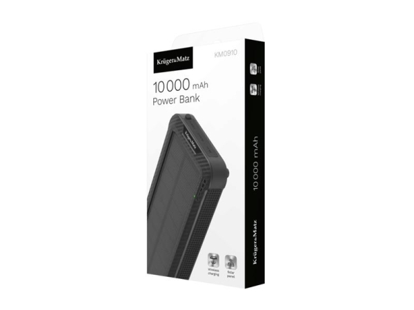 Solcelle PowerBank KRUGERMATZ KM0910 10000mAh