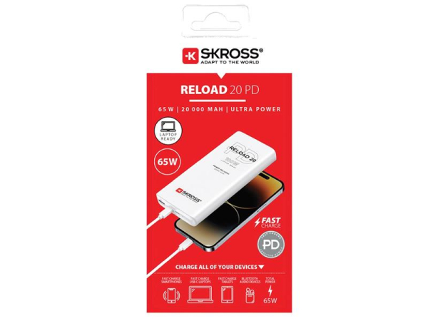 PowerBank Reload 20 PD 65W 20000mAh SKROSS