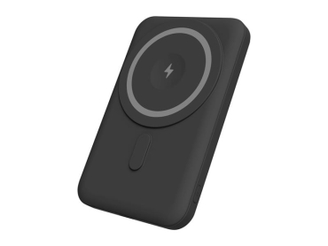 PowerBank YENKEE YPB 501 MagSafe Silic Black 5000mAh med trådløs opladning