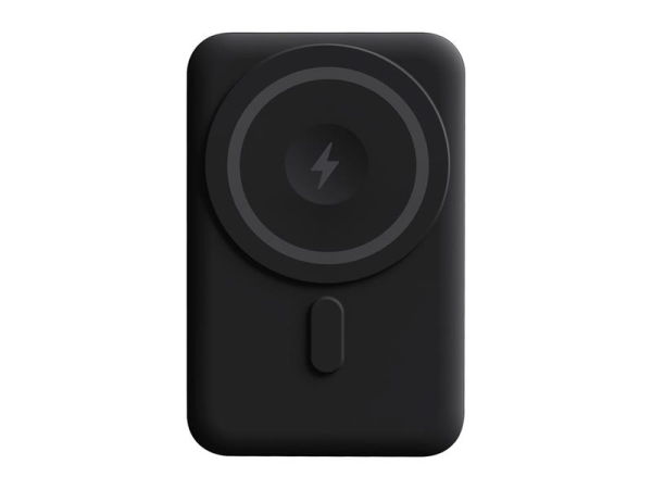 PowerBank YENKEE YPB 501 MagSafe Silic Black 5000mAh med trådløs opladning