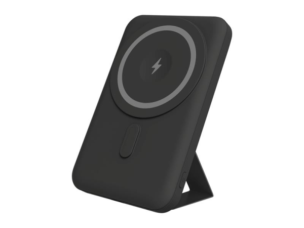 PowerBank YENKEE YPB 501 MagSafe Silic Black 5000mAh med trådløs opladning