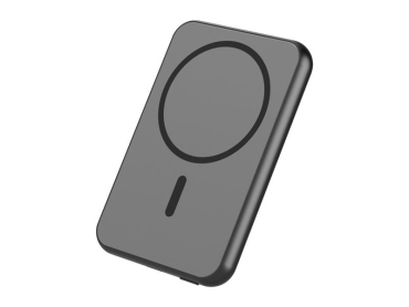 PowerBank 5000mAh MagSafe YENKEE YPB 502 Alu Grey med trådløs opladning