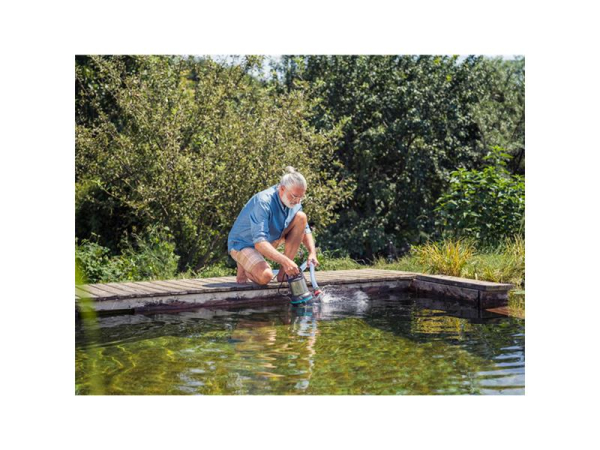 Dykpumpe GARDENA 20000 Aquasensor 9044-20, slampumpe med Aquasensor, 750W, 20000 l/h