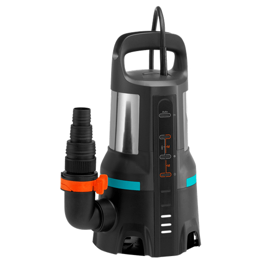 Dykpumpe GARDENA 20000 Aquasensor 9044-20, slampumpe med Aquasensor, 750W, 20000 l/h