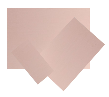 Enkeltlags printplade Cuprextit 200x160x1,5 mm CU 1x35 um