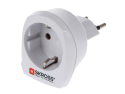 Rejseadapter PA24 SKROSS fra Tjekkiet til brug i Schweiz, 100V-240V AC, 10A