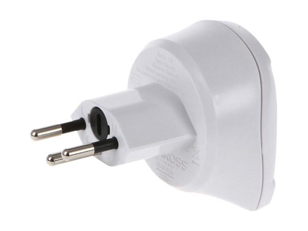 Rejseadapter PA24 SKROSS fra Tjekkiet til brug i Schweiz, 100V-240V AC, 10A