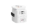 Rejseadapter SOLIGHT PA46PD45 universel til 200 lande med hurtig opladning USB-C 45W