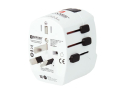 Rejseadapter SOLIGHT PA46PD45 universel til 200 lande med hurtig opladning USB-C 45W