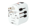 Rejseadapter SOLIGHT PA46PD45 universel til 200 lande med hurtig opladning USB-C 45W