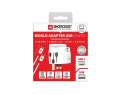 Rejseadapter SOLIGHT PA46PD45 universel til 200 lande med hurtig opladning USB-C 45W