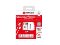 Rejseadapter SOLIGHT PA48PD65 universel til 220 lande med hurtigopladning USB-C og USB-A