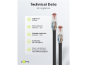 RJ45 UTP CAT 6 feltmonteringsstik GOOBAY 65942, skruelåg, værktøjsfri IDC montering