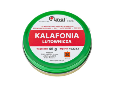 Kolofonium loddevoks 45 g CYNEL – naturlig fyrreharpiks/flux til elektronik