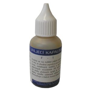 Flux F-1 ELCHEMCO 30 ml til blødlodning af kobber med SnPb