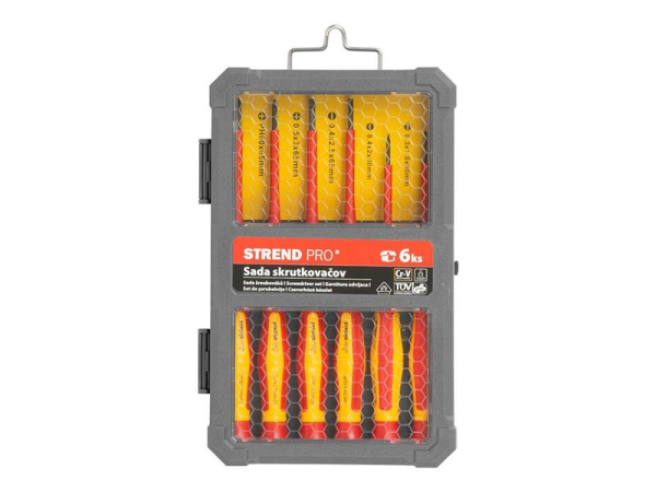 VDE isolerede skruetrækkersæt STREND PRO 2250874 6 stk