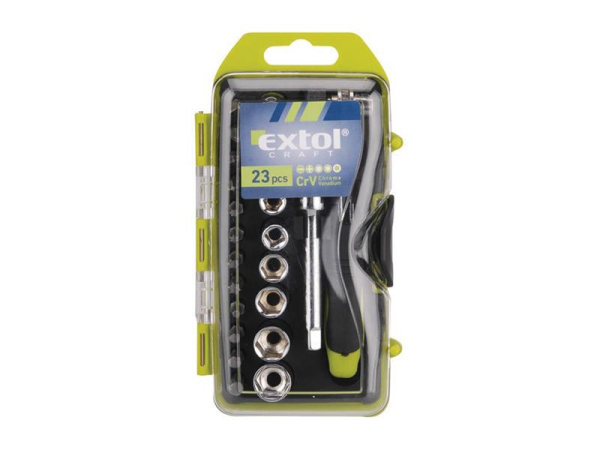Screwdriver set EXTOL CRAFT 53090 23pcs