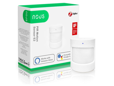 Smart bevægelsesdetektor NOUS E2 ZigBee Tuya, styr lys og scener, batterilevetid 5 år