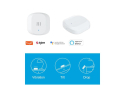 Smart vibrationsdetektor WOOX R7081 ZigBee Tuya, hvid, batteridrevet, IP20