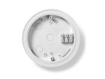 Monteringssæt til røgalarm NEDIS DTCTBR20, 20mm monteringsplade, 128mm diameter, hvid