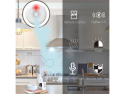 Smart Gasdetektor ZigBee Tuya MOES ZSS-M-GL, AC220V, Trådløs Teknologi, Audible og Visuel Alarm