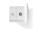 Smart CO-detektor NEDIS ZBDCO11WT Zigbee Tuya, vægmonteret, 85 dB alarm