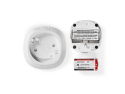 Smart CO-detektor NEDIS ZBDCO11WT Zigbee Tuya, vægmonteret, 85 dB alarm