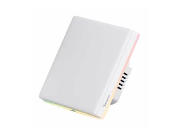 Smart WiFi lyskontakt SONOFF TX T5 1C med stemmestyring og farvet LED-baggrundsbelysning