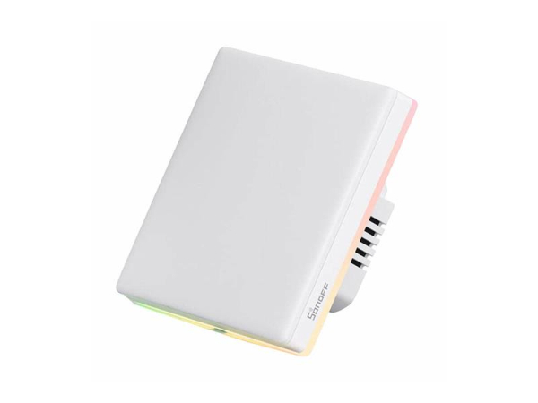 Smart WiFi lyskontakt SONOFF TX T5 1C med stemmestyring og farvet LED-baggrundsbelysning