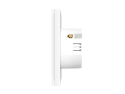 Smart lyskontakt WOOX R7063 ZigBee Tuya, fuld erstatning for standard vægkontakt, styring via app, stemmestyring, Zigbee 3.0
