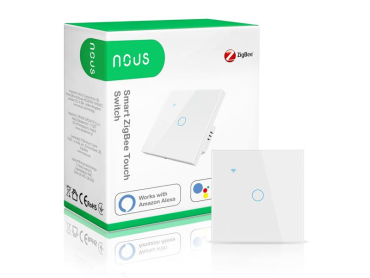 Smart lyskontakt NOUS LZ1 ZigBee Tuya, trådløs teknologi, stemmestyring