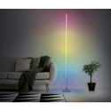 Smart WiFi gulvlampe SOLIGHT WO62 Rainbow, RGB LED, fjernbetjening inkluderet