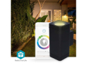 Smart udendørs væglampe NEDIS BTLOW05RGBW Bluetooth Tuya, LED, 25.000 timers levetid, RGB og hvidtoner, App-styring