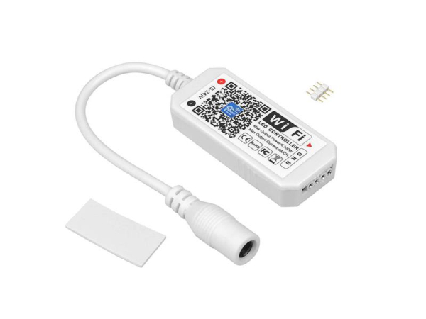 WiFi Smart Controller til LED Strip EC79899 RGBW, styret via "FairyNest" app, 5-24V DC, 8A, 96W, IP20