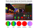 Smart LED strip 12V 40LED/m 24W RGB 5m WiFi Tuya IP65 MOES LED-lysstriben