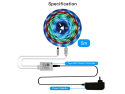 Smart LED strip 12V 40LED/m 24W RGB 5m WiFi Tuya IP65 MOES LED-lysstriben