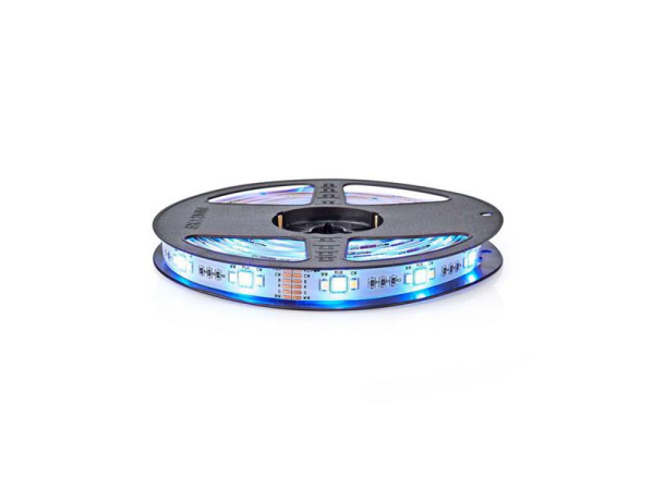 Smart LED strip 12V 540LED/m IP65 15W/m RGB 5m WiFi Tuya NEDIS WIFILS50CRGBW