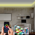 Smart WiFi LED-strip 12V 90LED/m IP65 20W/5m RGB SOLIGHT WM57